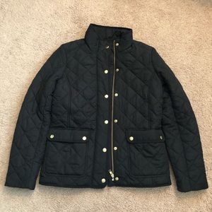 JCREW Factory Quilted Jacket (BLACK)